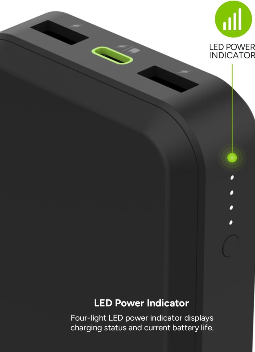 Mophie powerstation prime20 - Ultra-Compact Portable Power Bank with 20,000mAh Internal Battery, 18W USB-C PD Fast Charging, 3-Device Simultaneous Charging, Eco-Friendly Design - Image 6